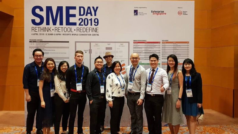 The First Wave team at the SME Day 2019 conference.